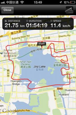 Media maratón de Suzhou - 14 de abril de 2013