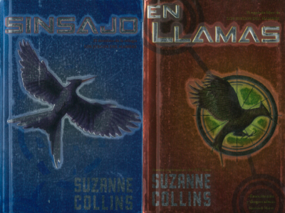 Libros: ¨En llamas¨ + ¨Sinsajo¨ -Suzanne Collins-