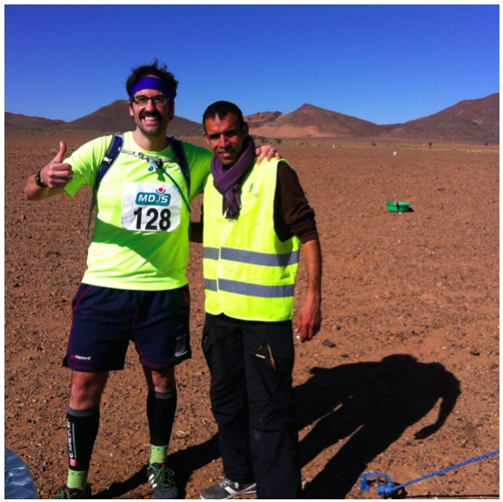 Lahcen Ahansal  10 veces ganador del Marathon des Sables