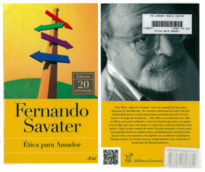 Libros: ¨Ética para Amador¨ -Fernando Savater-