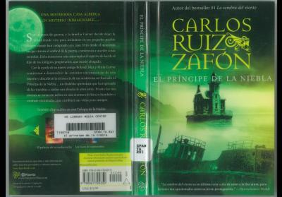 Libros: ¨El Príncipe de la Niebla¨ -Carlos Ruiz Zafón-