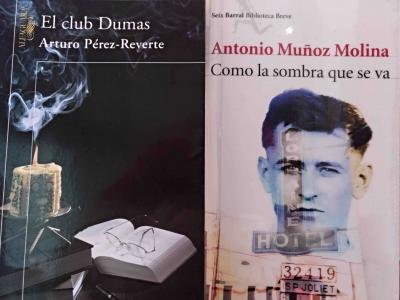 Libros inacabados: ¨Como la sombra que se va¨ -Antonio Muñoz Molina- / ¨El club Dumas¨ -Arturo Pérez-Reverte-