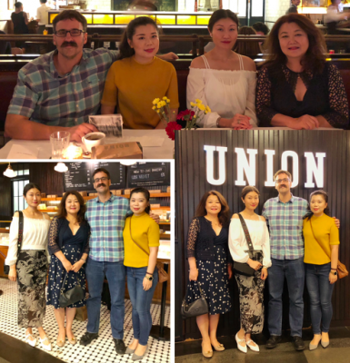 Cena con las profesoras de mandarín @Union (Street Gallery, Pondok Indah Mall 1)