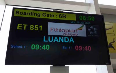 ¡Ya estoy en Angola! Incidencias de mi primer vuelo a Luanda.