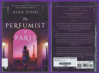 Libros: ¨The Perfumist of Paris¨, by Alka Joshi.