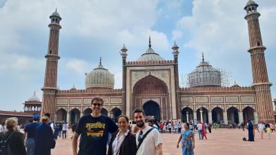 Visita en Nueva Delhi de Xabi y Shey. 16-18 de agosto de 2024.