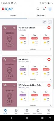 Contaminación brutal en Delhi  Clases presenciales en nuestra escuela canceladas.