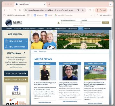 Search Associates: «De España a Kuala Lumpur: la trayectoria internacional docente de Javier Castro Guinea».